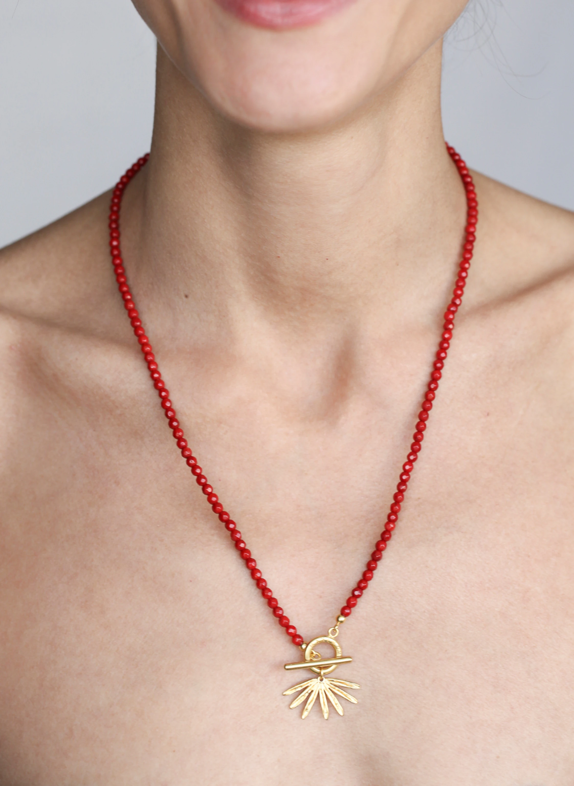 Maximova Jewelry Halskette RED SUN SIREN