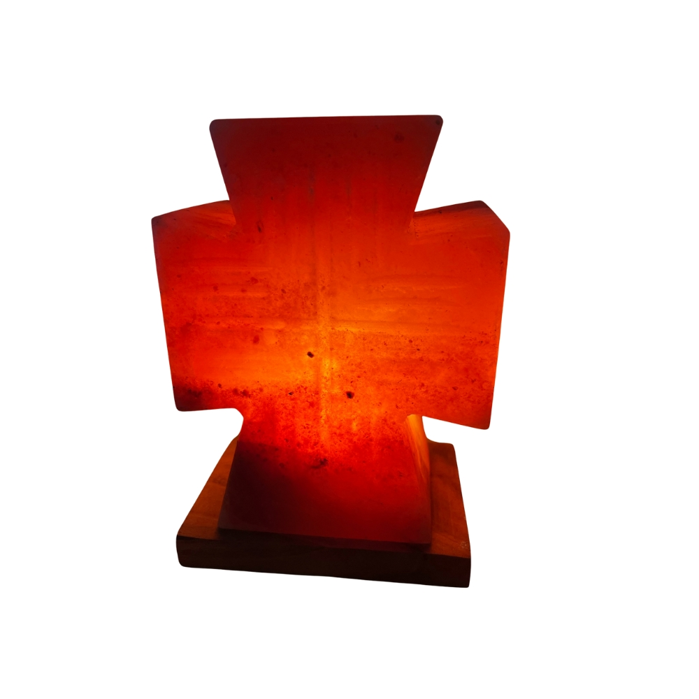 Tafellamp Kruis zoutlamp