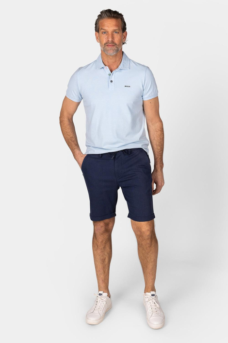 NZA blauwe heren polo