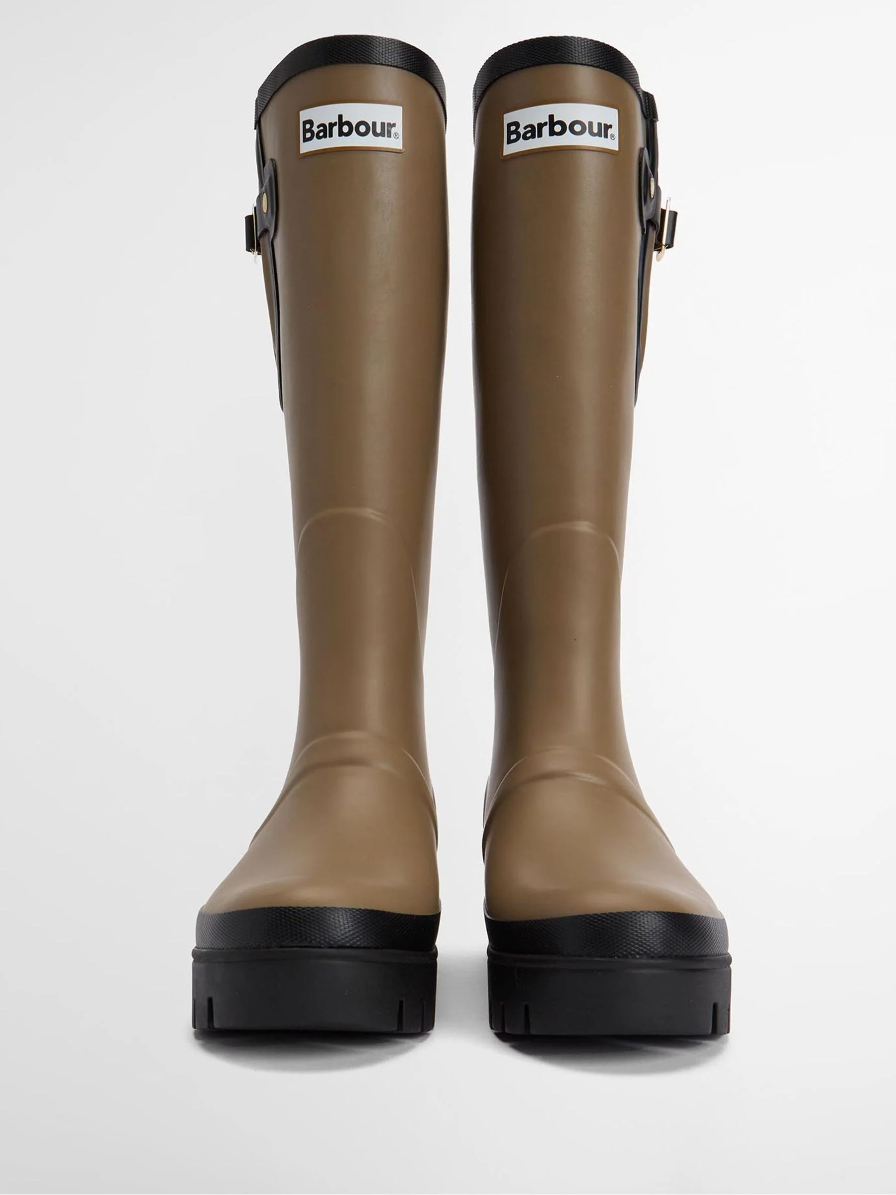 Licht beige - Barbour® Leighton Tall Wellington Boots