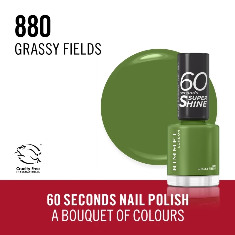 RIMMEL 60 Seconds Nail Polish 8 ml - 880 Grassy Fields