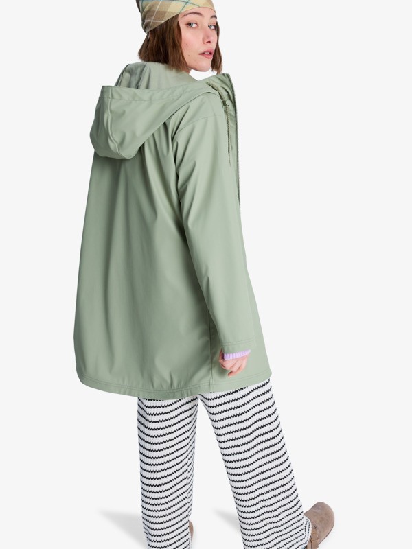 Raining Again Veste imperméable Vert Femme