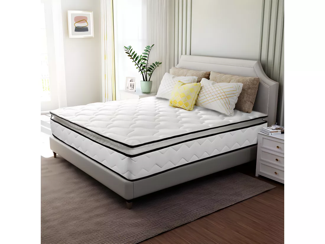 Matelas César 160 x 200 cm - Accueil mémoire de forme et surmatelas intégré