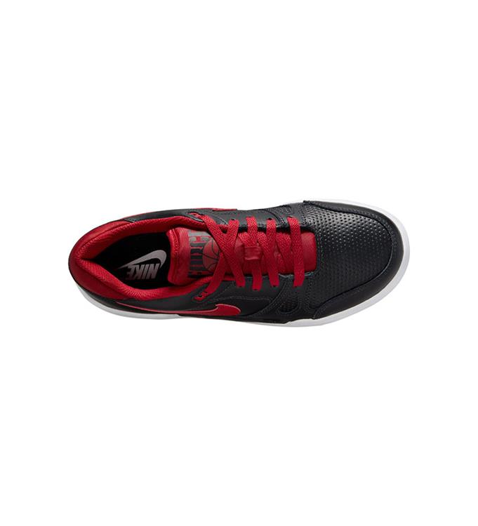 Nike Full Force Low Big Kids BLACK-GYM-RED-WHITE