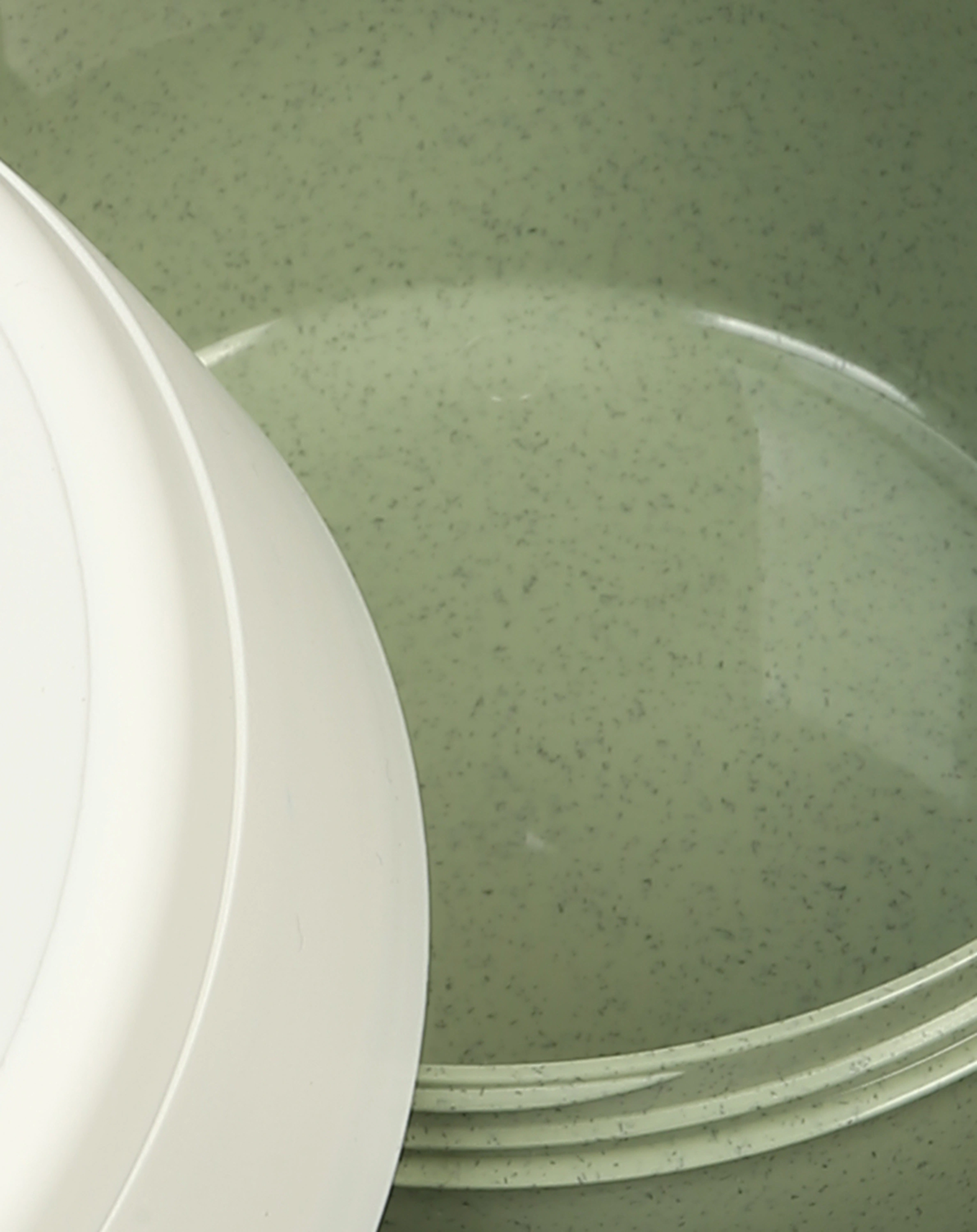 Lunchpot POTT-WAL 3-teilig in organic green/weiss