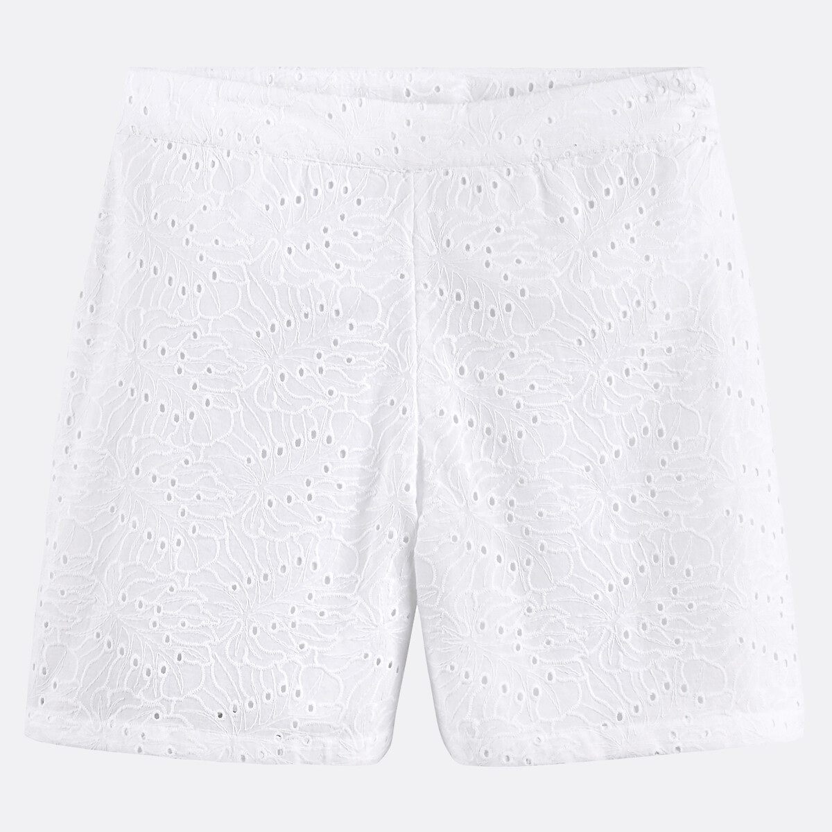 COLEÇÃO LA REDOUTE<br>Shorts em renda inglesa