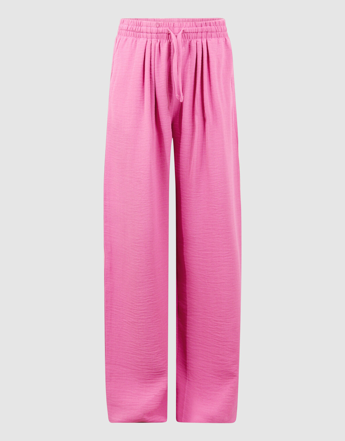 Twist Wide Leg Broek Lichtroze