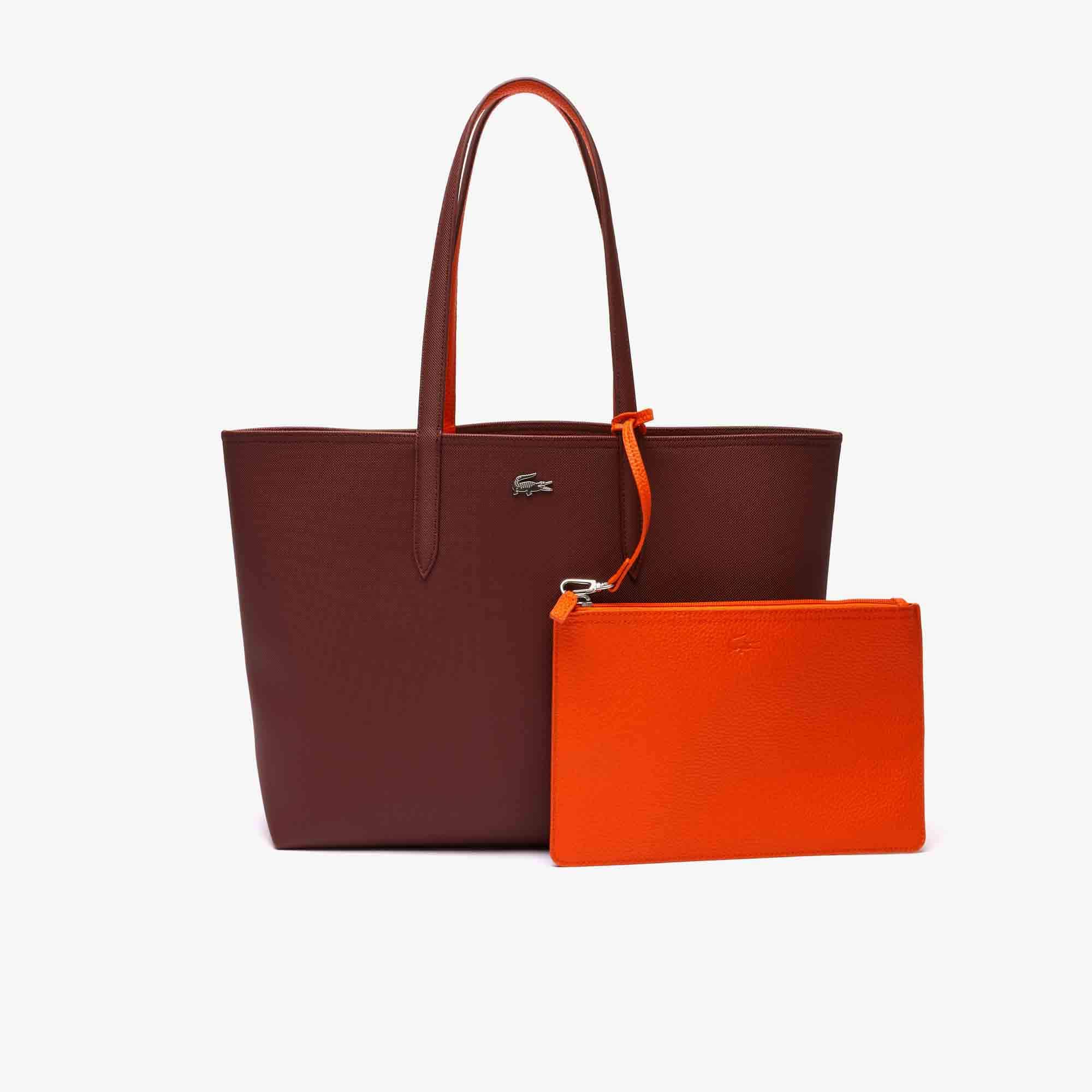 Sac cabas Anna réversible bicolore Sacs à main & Cabas - Rouge - Lacoste - Femme