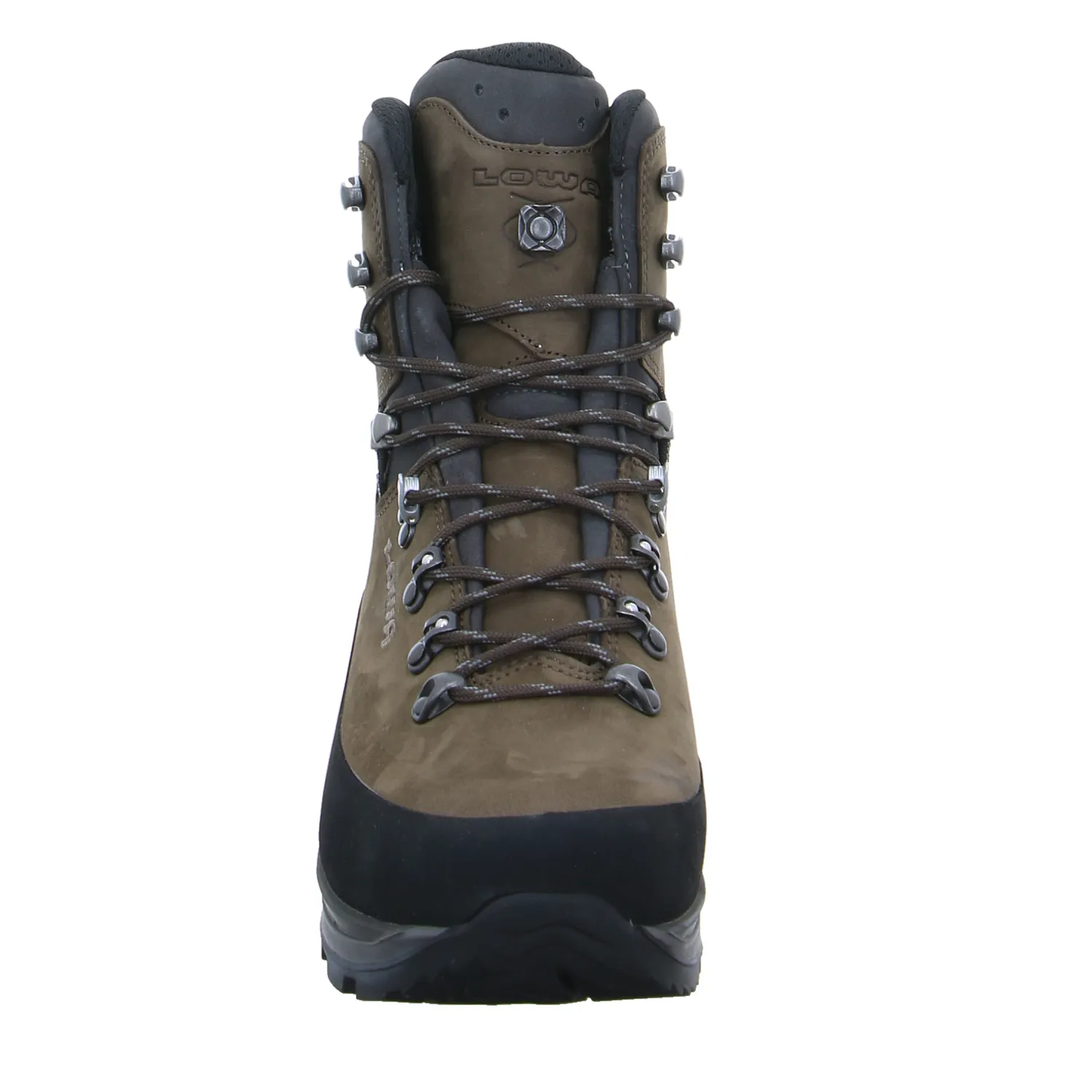 LOWA Trekkingschuhe Grau Leder