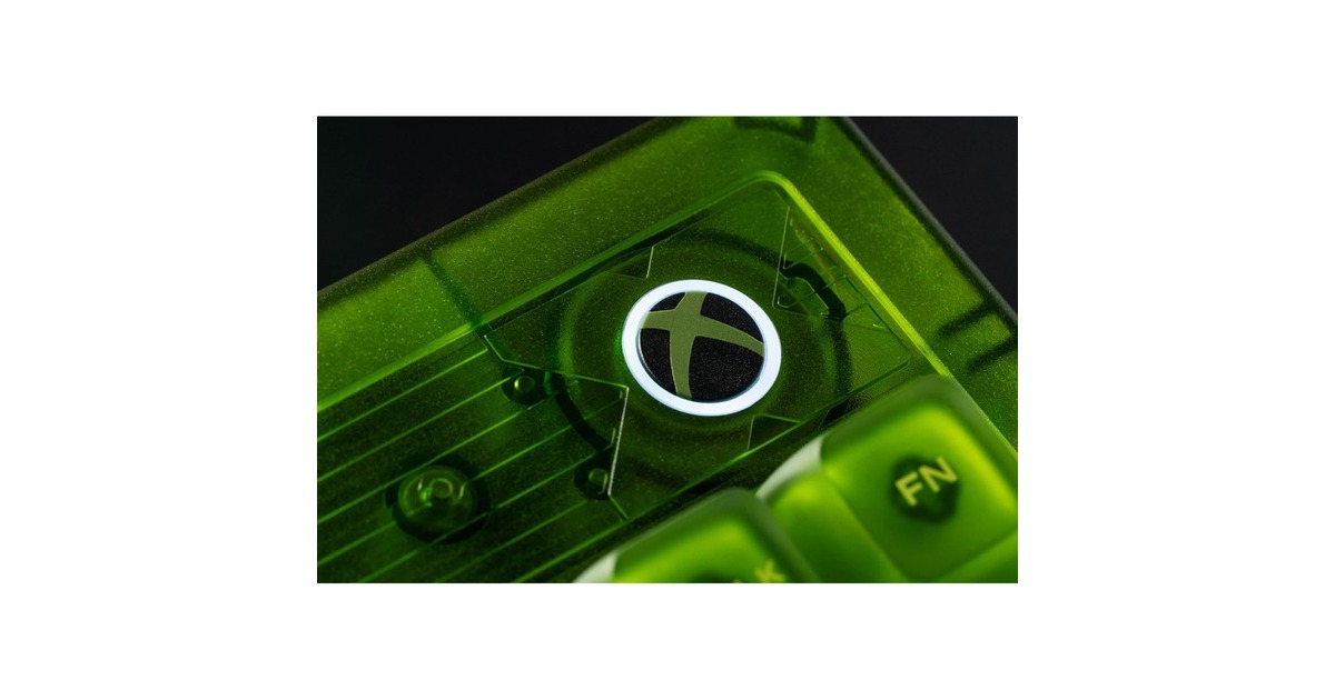 8BitDoRetro 87 Mechanical Keyboard - Xbox Edition, gaming toetsenbord  (Groen, US lay-out, Kailh Box Jellyfish X, TKL, ABS keycaps, Bluetooth 5.0, Wireless 2.4G, USB)