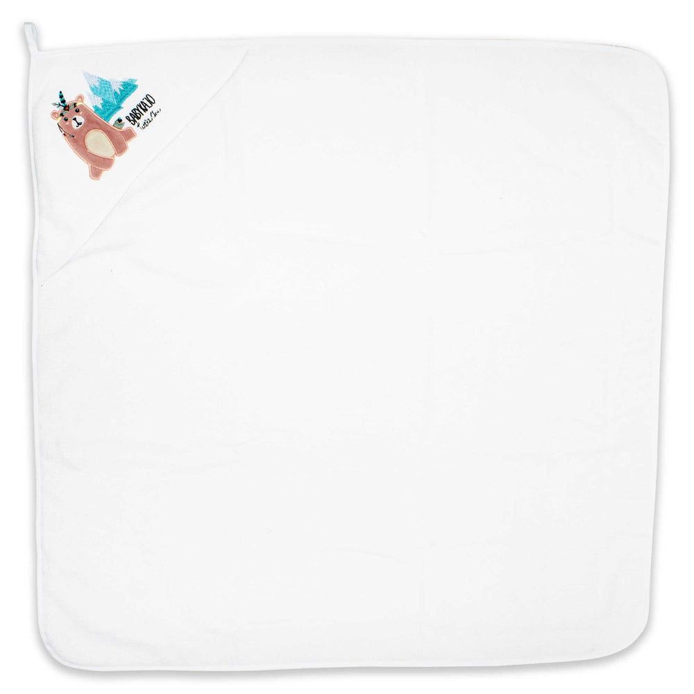 Babykajo Kapuzenhandtuch aus 100% Frottee - Babyhandtuch kuschlig weich