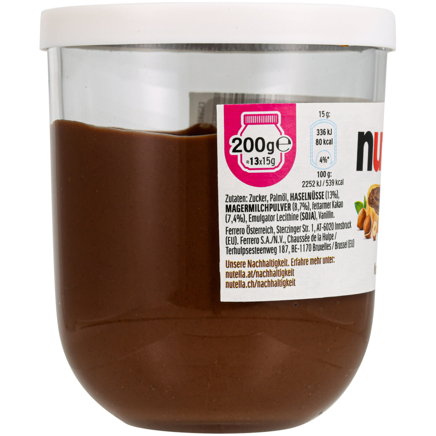 Nutella Brotaufstrich