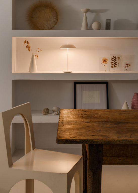 Vibia Mayfair Mini 5495 tafellamp LED oplaadbaar Warm White