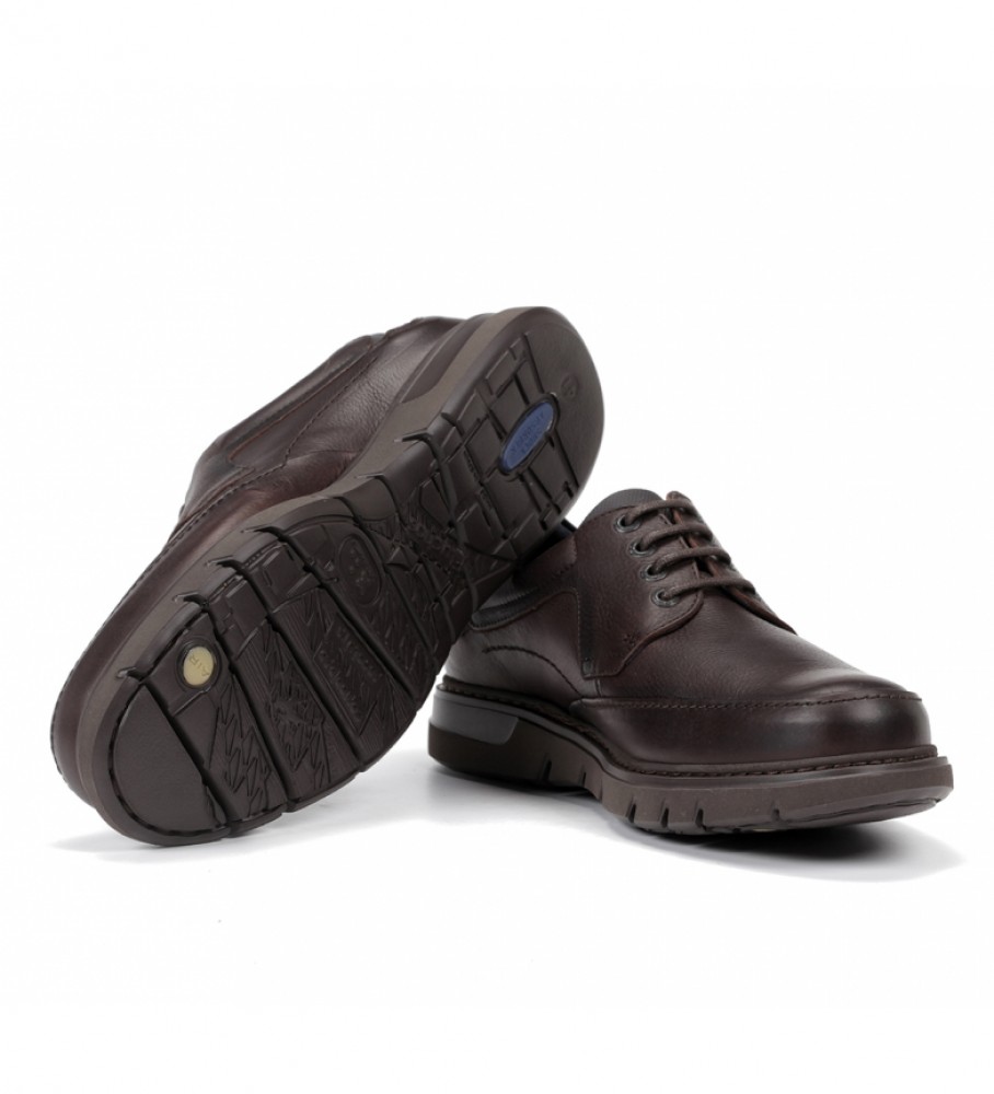 Sapatos Fluchos Celtic em couro F0248 marrom