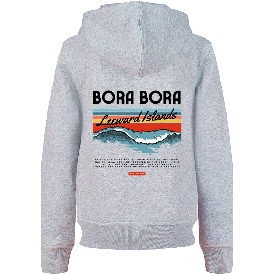 F4NT4STIC Hoodie Bora Bora Leewards Island heather grey