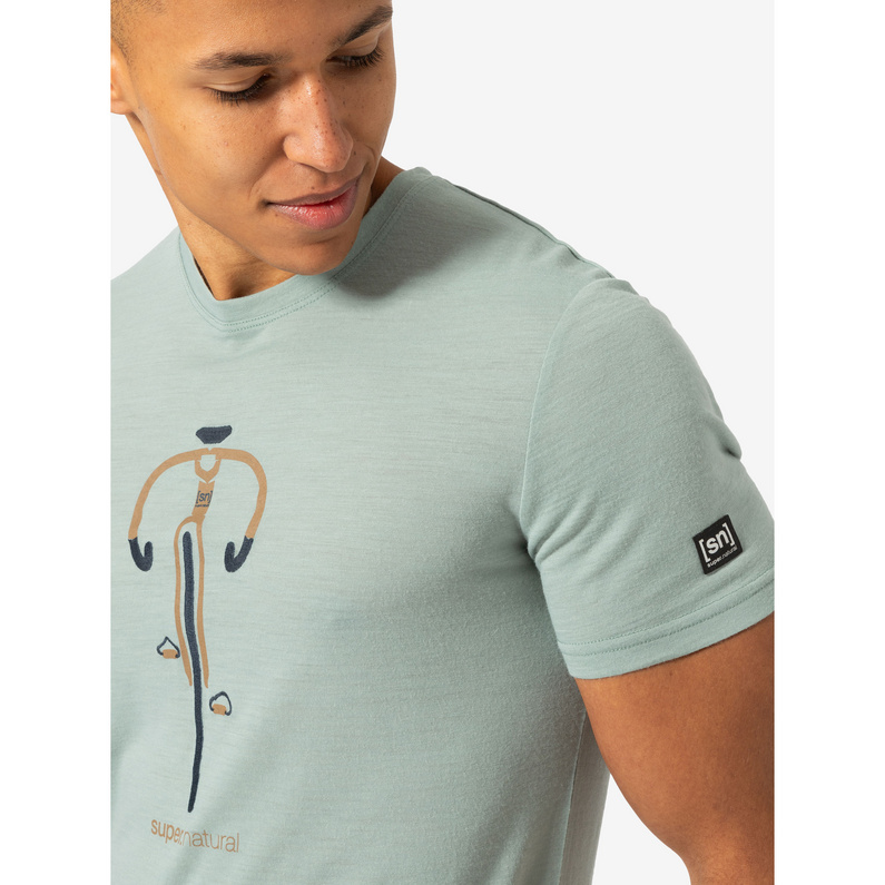 Super.Natural Herren Vintage Bike T-Shirt