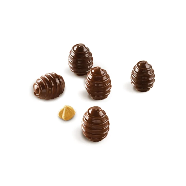Moule silicone 15 Choco Spiral Silikomart