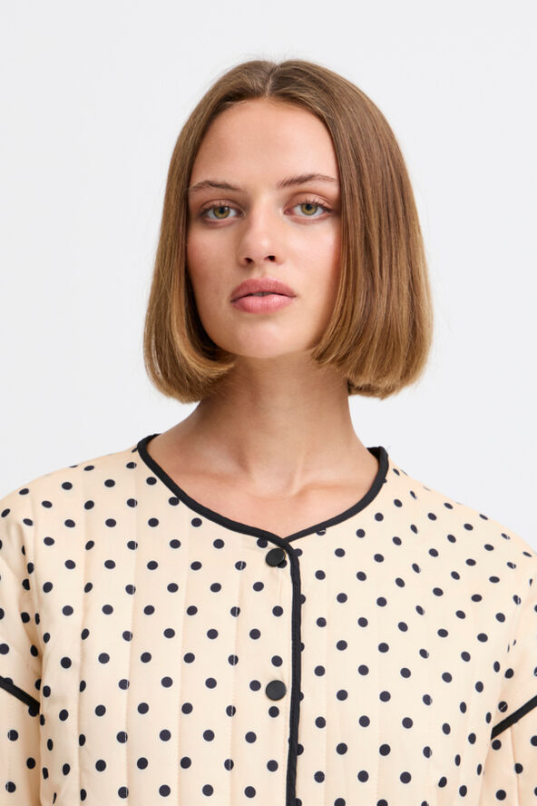 ICHI IXMALINI JA Creme w. black dot