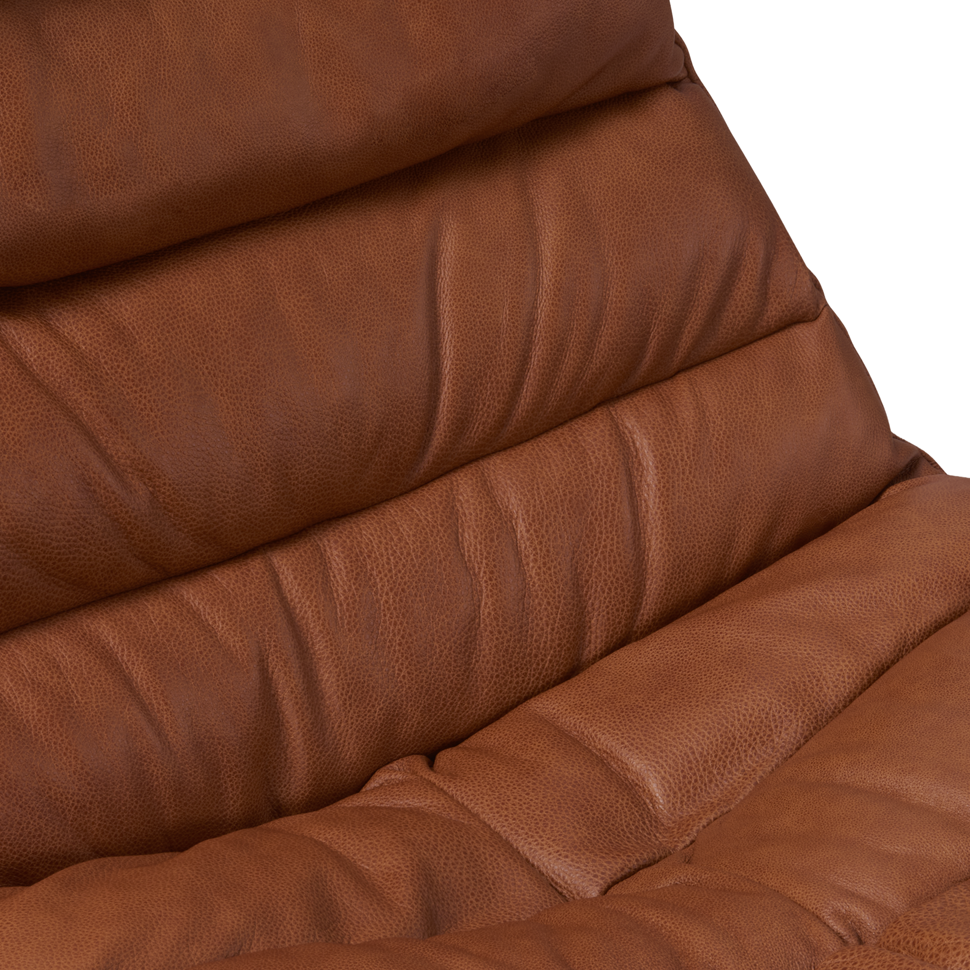 Fauteuil Paul leer rebound cognac