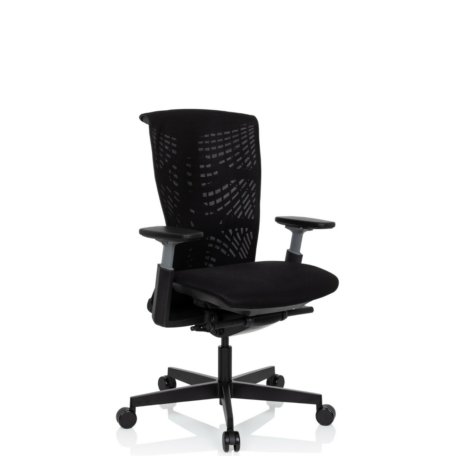 Profi Bürostuhl SKOPE Netzstoff mit Armlehnen (höhenverstellbar) hjh OFFICE