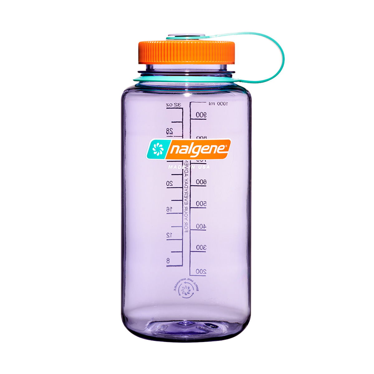 Nalgene Wide Mouth Sustain drikkedunk 1 L (Amethyst)
