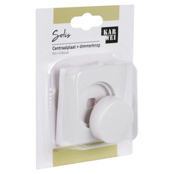 KARWEI Solis centraalplaat dimmer wit