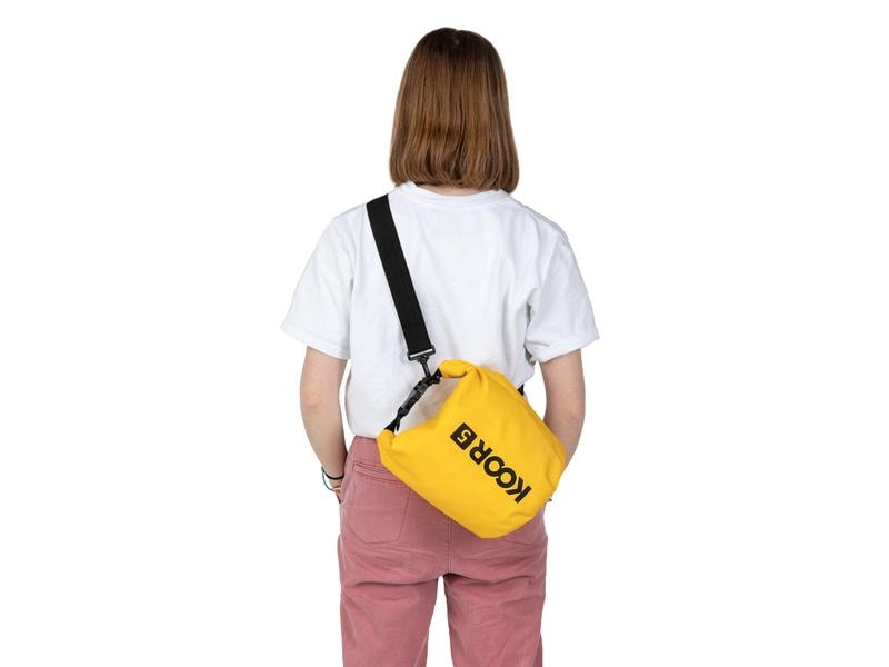 KOOR Dry Bag Zaaino Gelb 5 l Wasserdichter Schwimmsack
