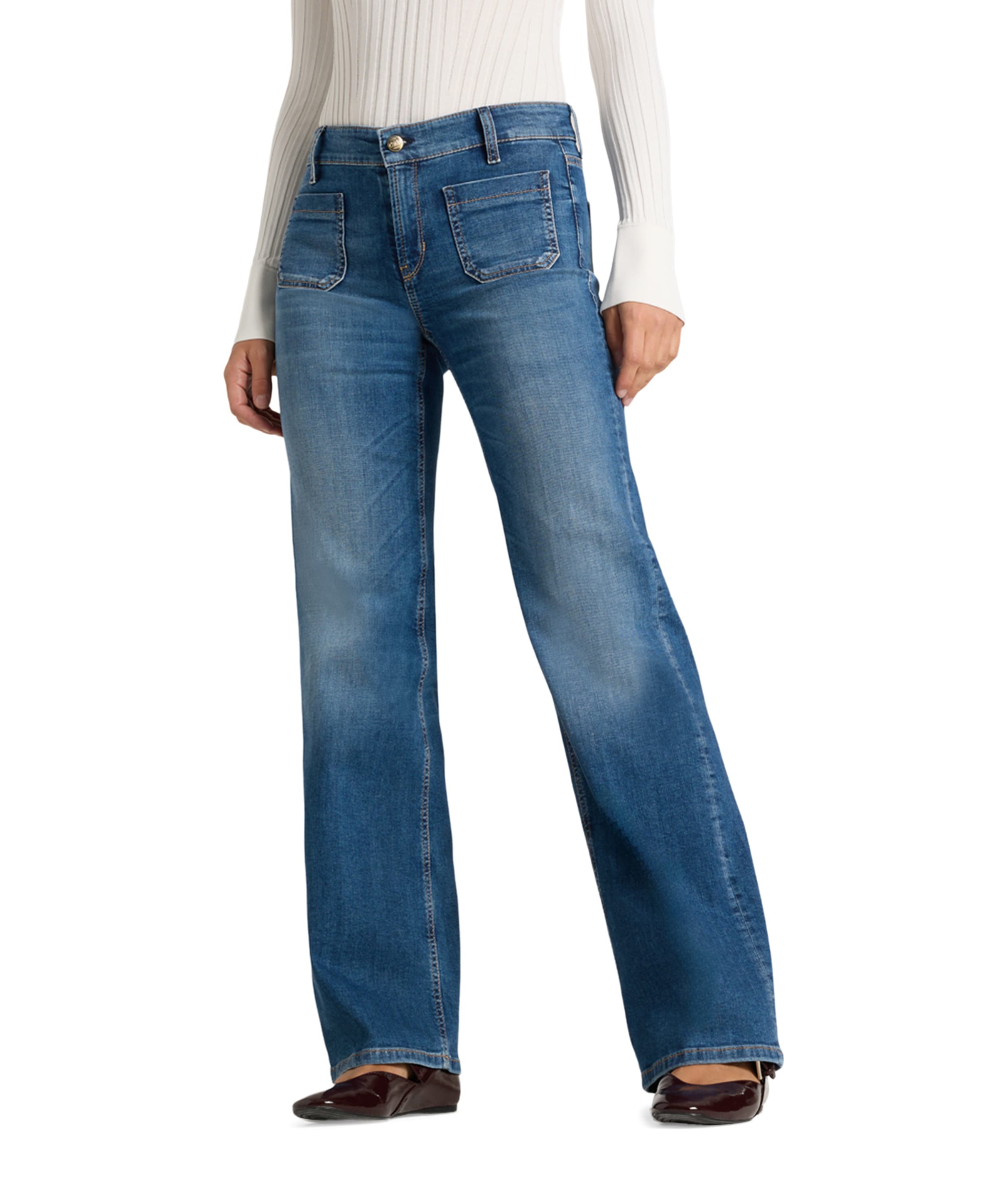 Cambio Amara dames jeans blauw