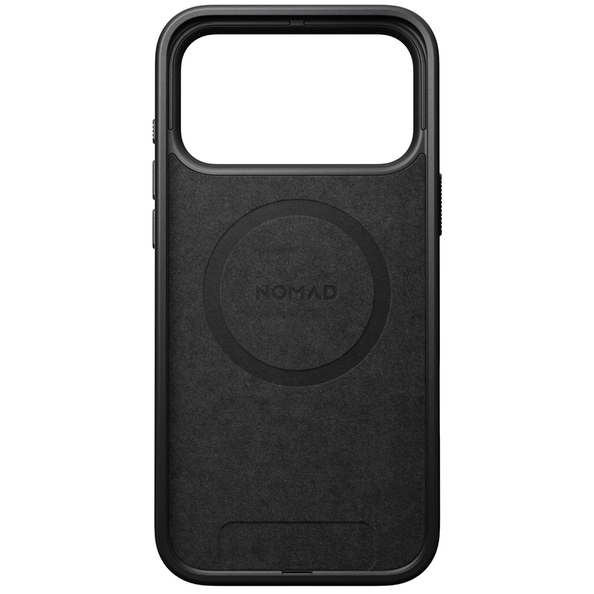 iPhone 17 Pro Max MagSafe Echtleder Hülle Modern Leather Case (NM014285858) - Schwarz