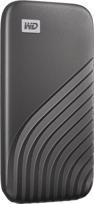 WD My Passport SSD 500 GB mobiele SSD-opslag (NVMe-technologie, tot 1050 MB/s lezen en 1000 MB/ schrijven, USB 3.2 Gen 2, 5 jaar beperkte garantie) Grijs - werkt met PC, Xbox en Playstation