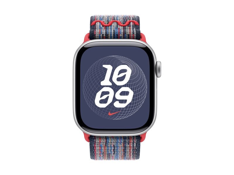 Apple Nike Sport Loop 42 mm Blau/Rot Armband zu Apple Watch 42 mm