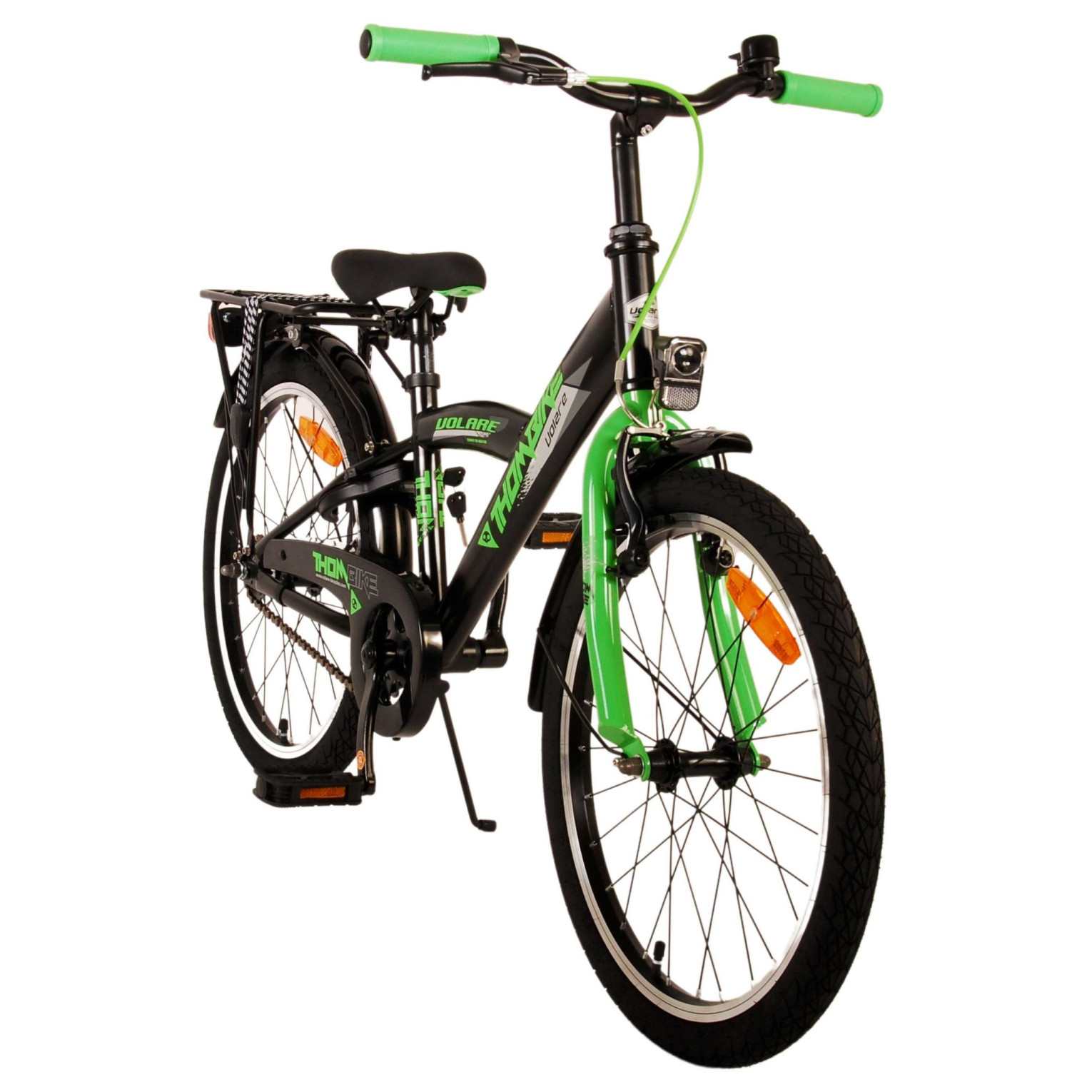 Volare Thombike Fiets - 20 inch - Zwart Groen