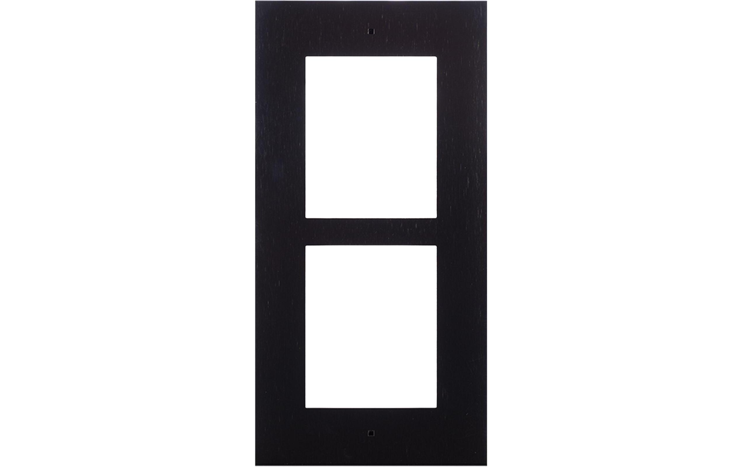 Montagerahmen IP Verso / LTE Verso 2 Module, schwarz2N Montagerahmen für Wandeinbau 2 Module
