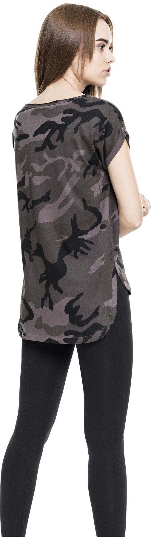 T-shirt Camouflage Back Shaped | Urban Classics T-Shirt Manches courtes