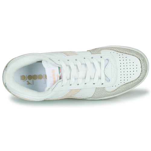 Diadora - MAGIC BASKET LOW ICONA WN - Blanc / Rose