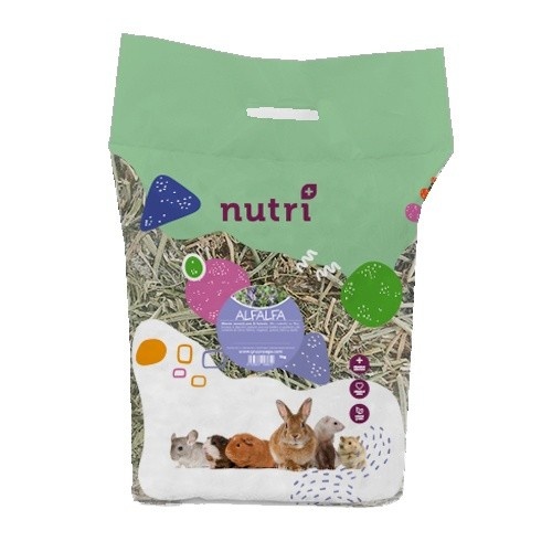 Alfafa para animais. Sabor de alfafa.
