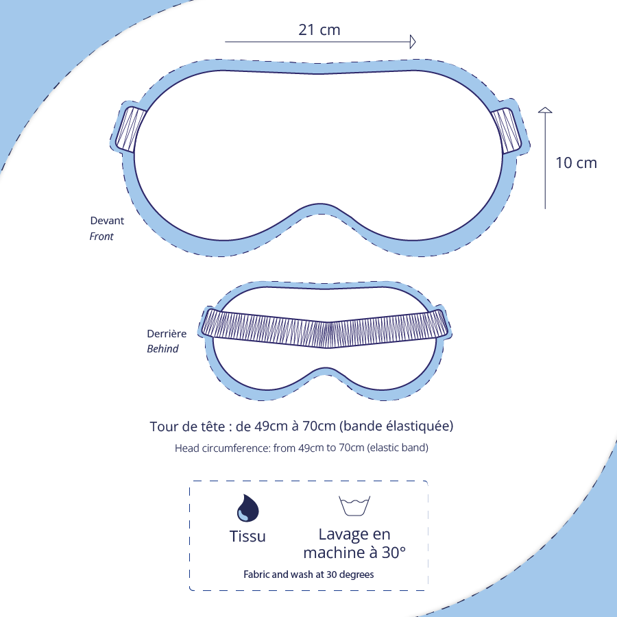 Masque De Nuit Horizons Fleuris