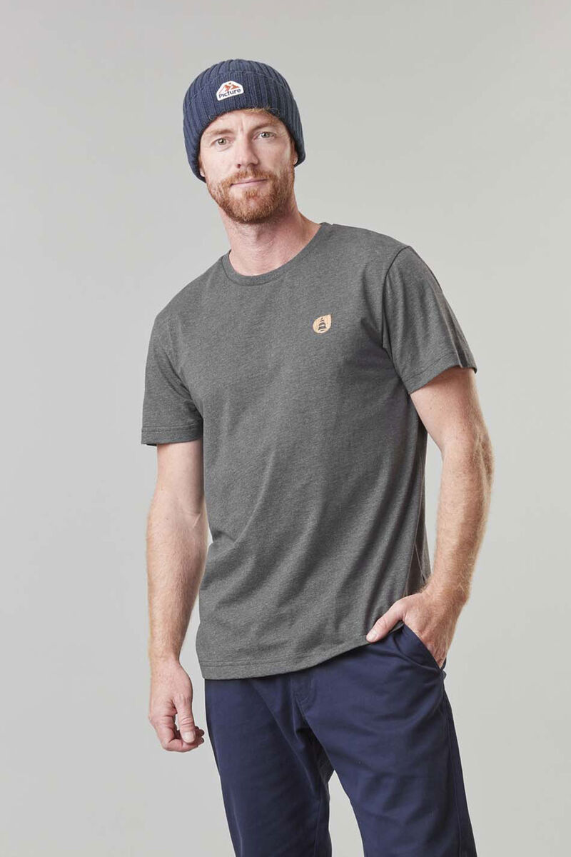 Picture Lil Cork Tee Dark Grey Melange