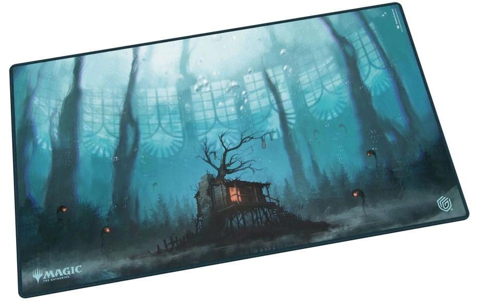 Playmat Duskmourn Lakeside ShackWeiche und rutschfeste Spielunterlage für TCG's