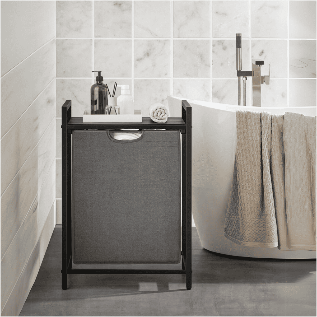 Calicosy - Wasmand 1 uitschuifbaar compartiment - H76 cm