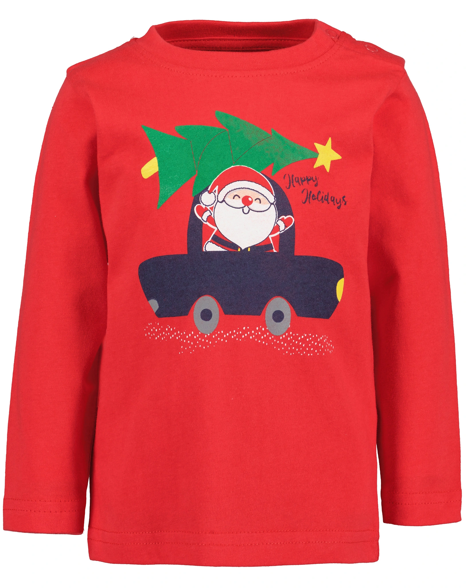 Langarmshirt MERRY HOLIDAYS in rot