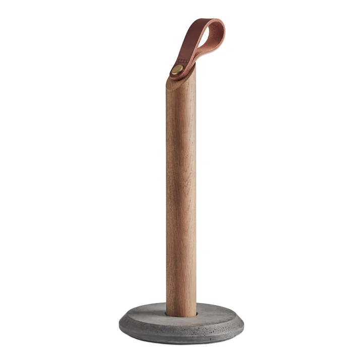 Gejst - Grab Küchenrollenhalter, Ø 4,7 x 31,5 cm, Eiche / geräuchert