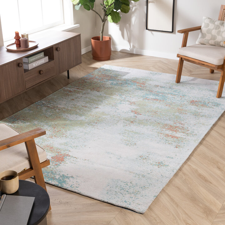 Abstract vloerkleed - Candice Mint