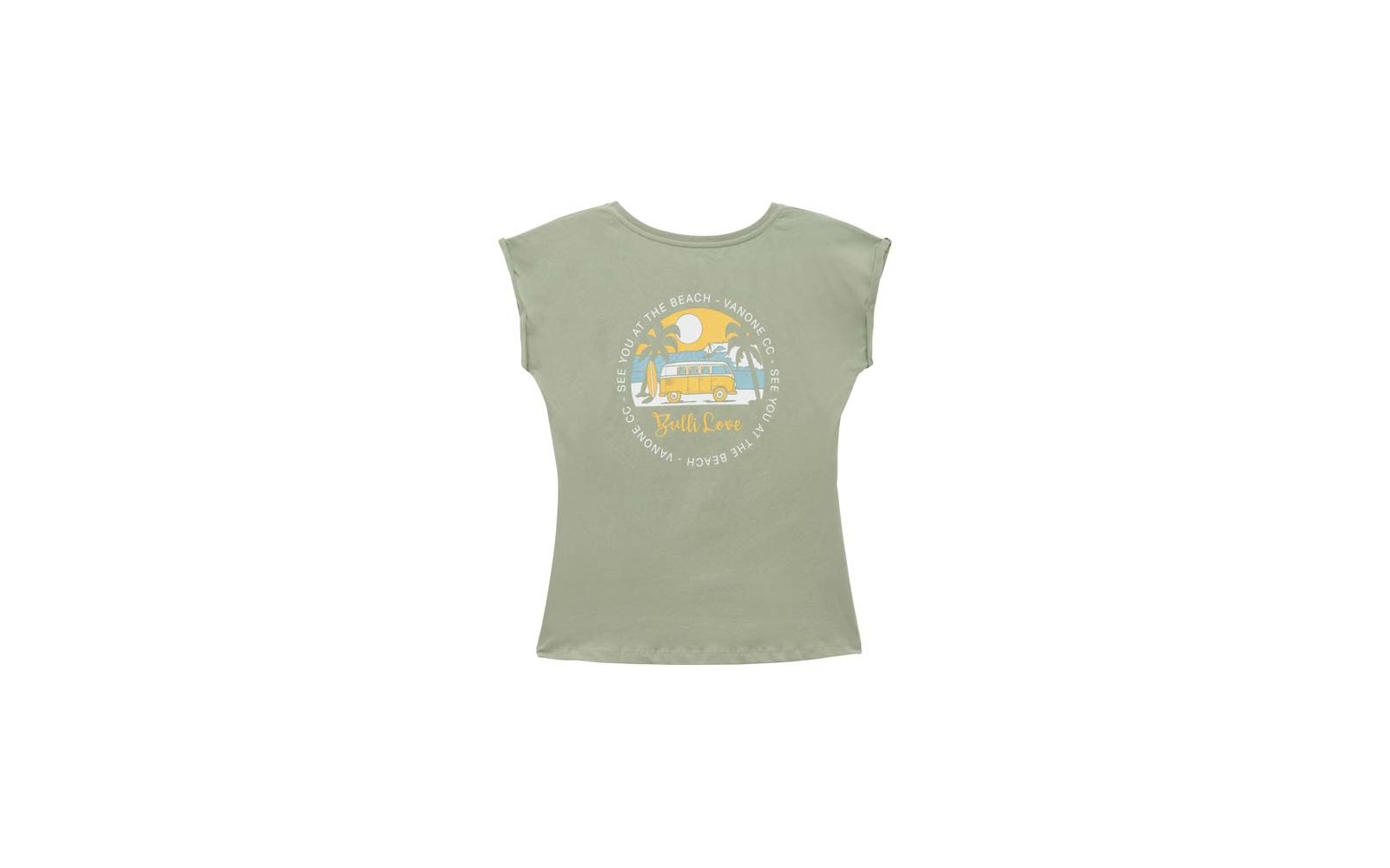 Van One Bulli Beach Damenshirt