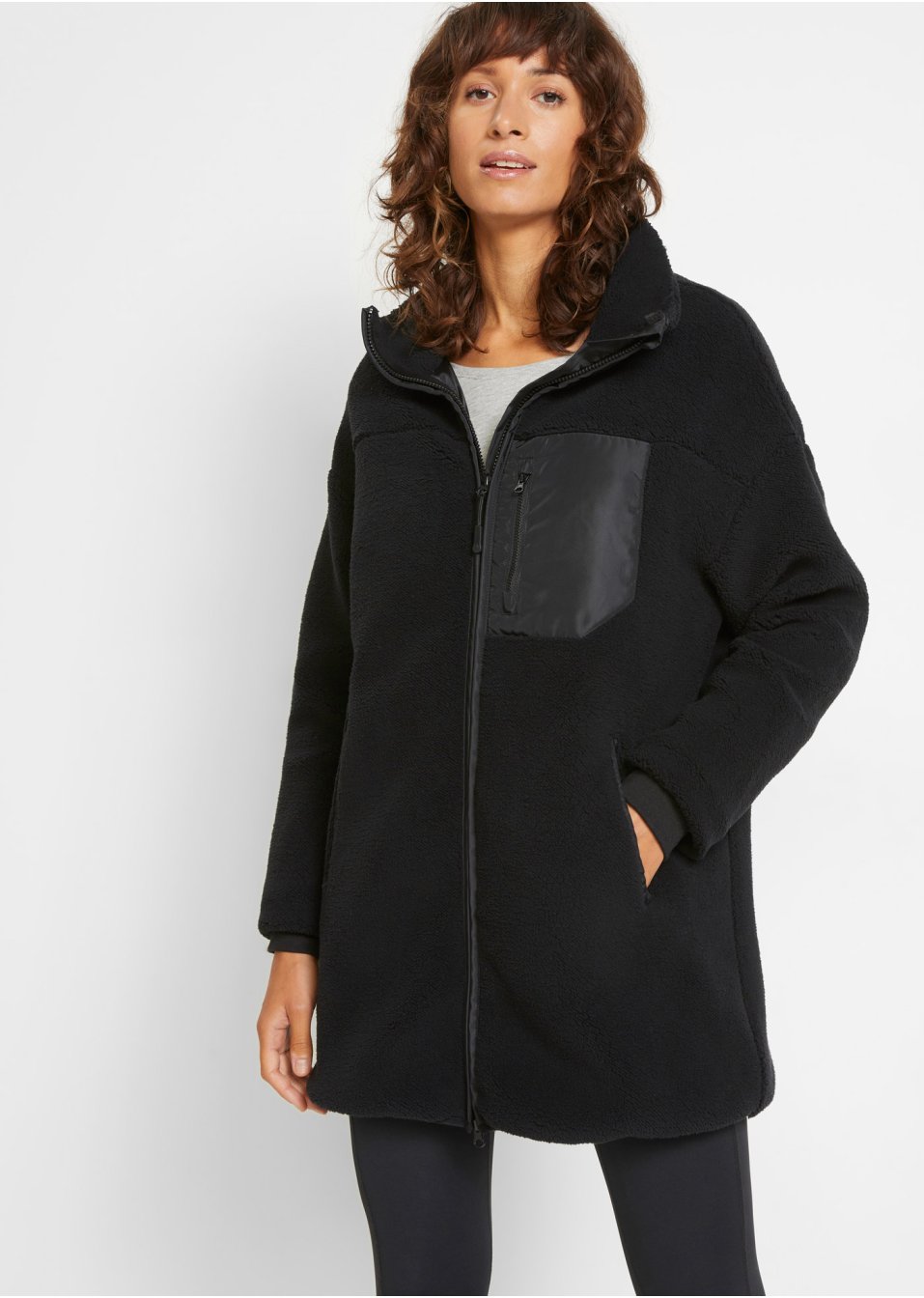 Veste en polaire peluche