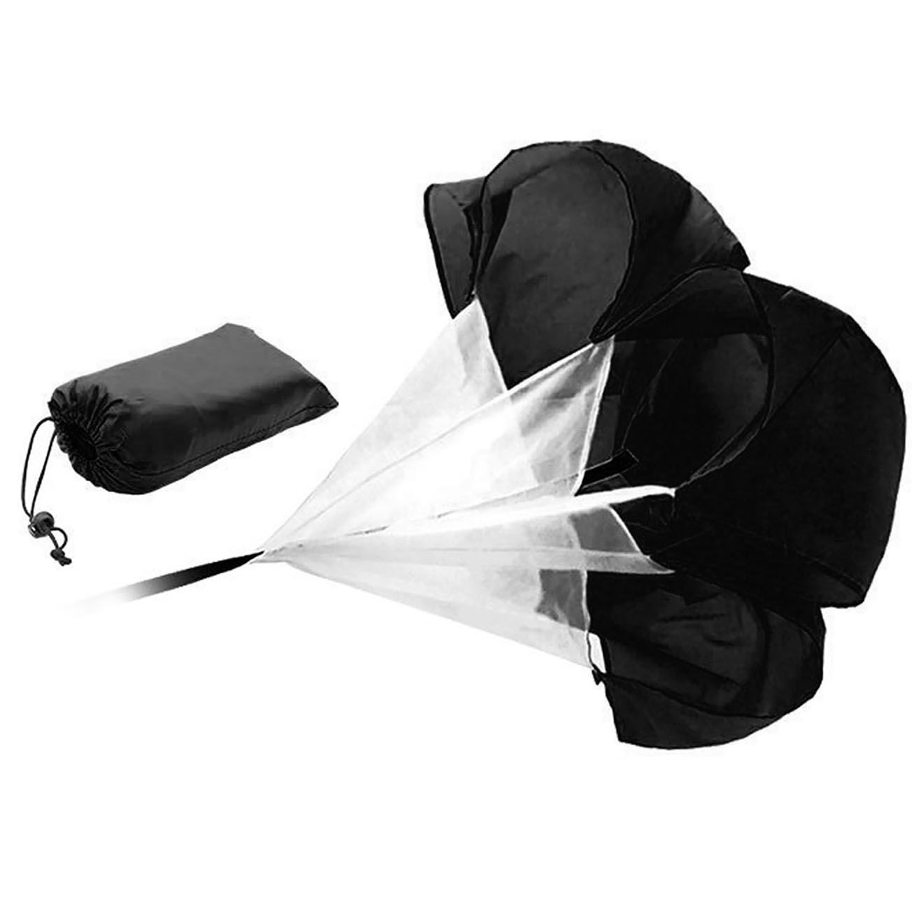 Onamaste Ceinture Running Parachute noire - 151x118x4cm