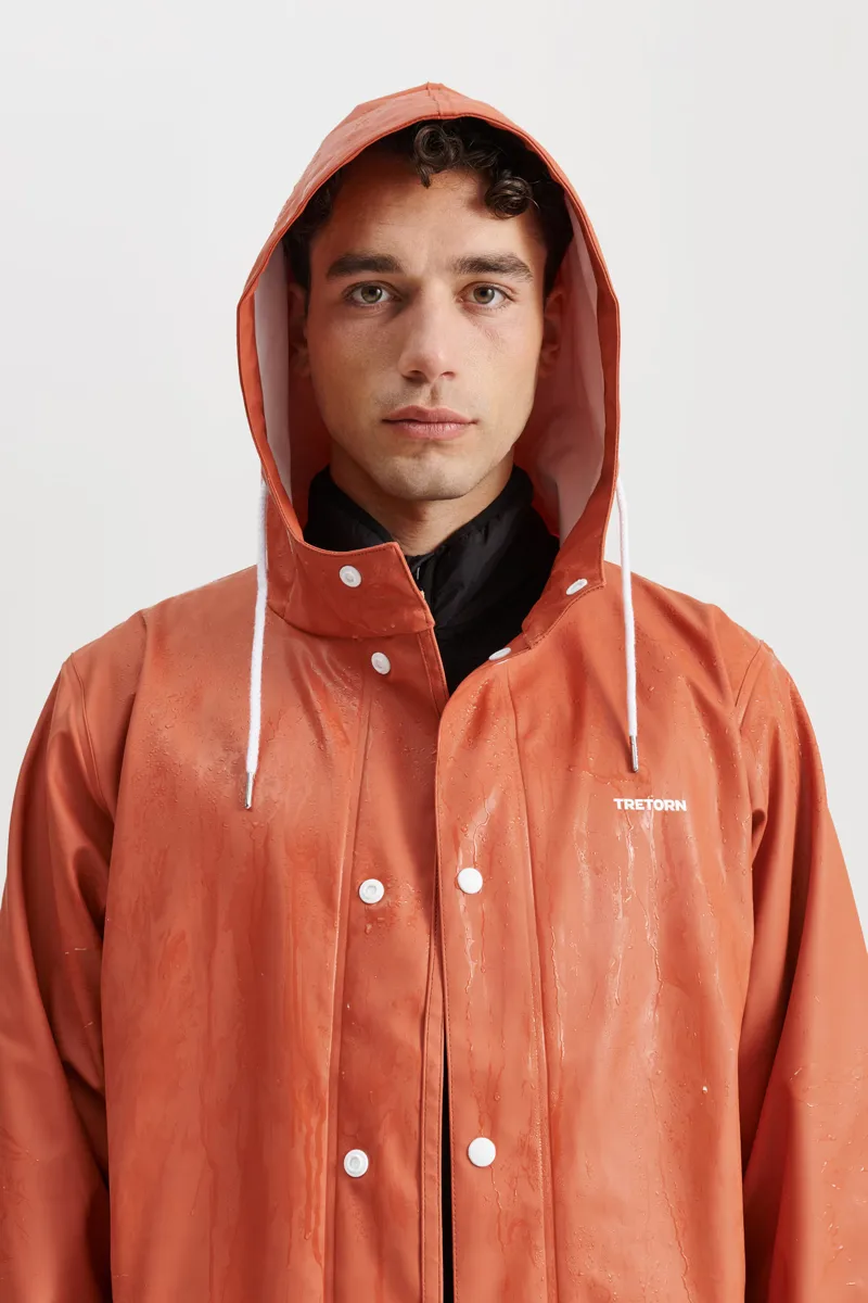 Tretorn Unisex Wings Rain Jacket Burnt Brick