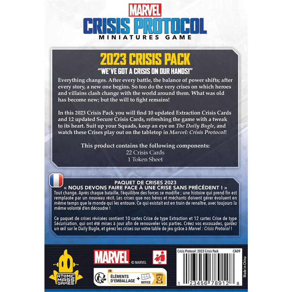 Marvel Crisis Protocol: Paquet de Crises 2023