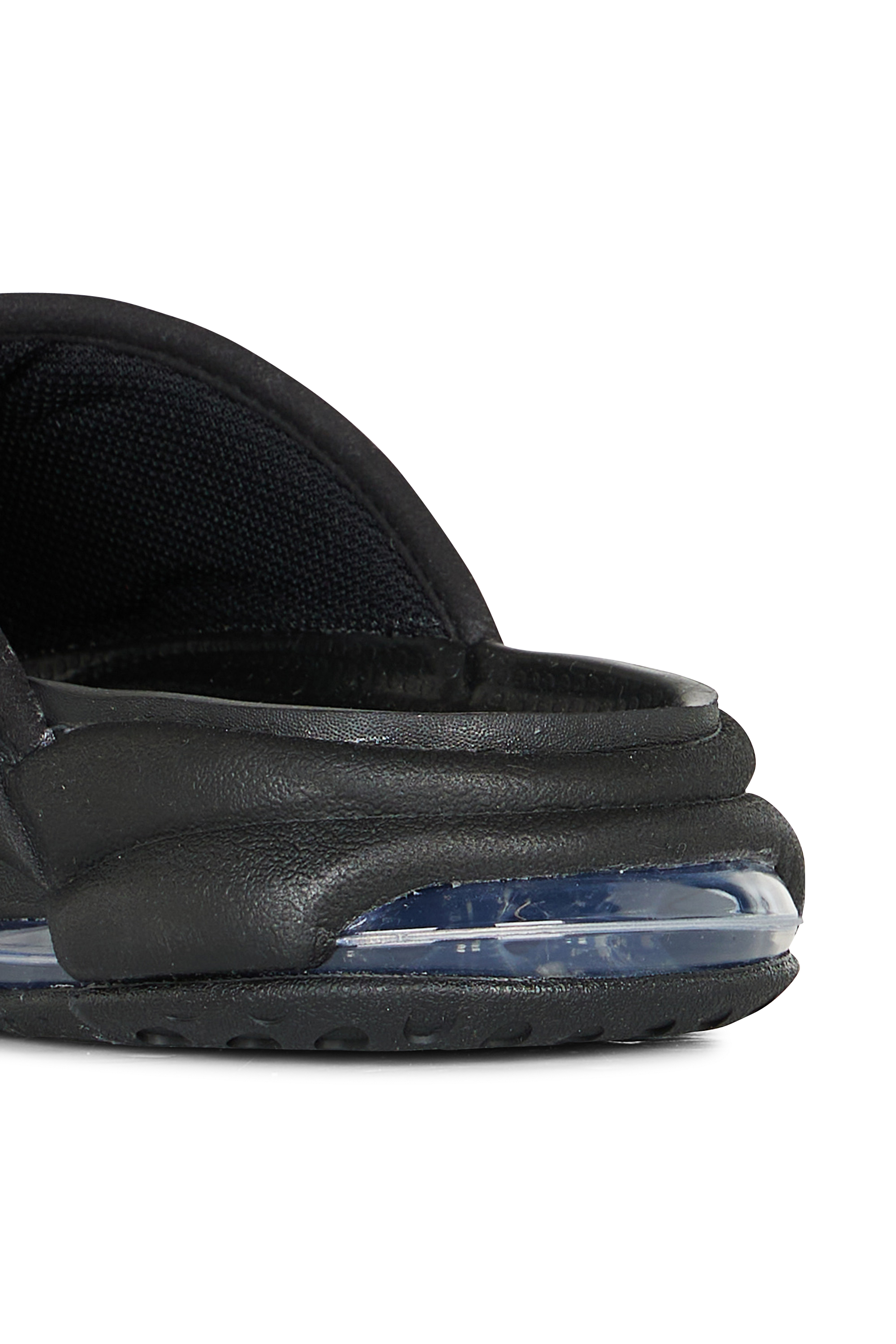 NIKE Claquettes AIR MORE UPTEMPO SLIDE Noir