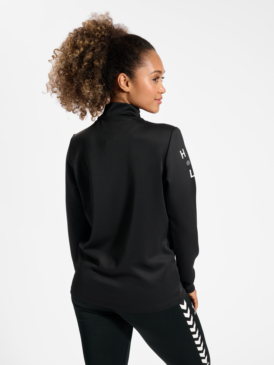 hmlCOURT HALF ZIP L/S WOMAN